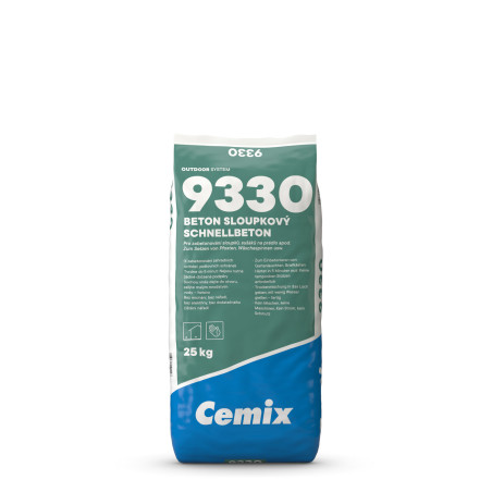 Rychletvrdnoucí beton Cemix 9330 25kg